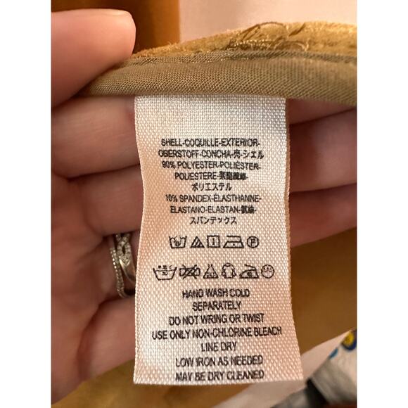 Free People Faux Suede Meadow Jacket Boho Bell Sleeves Carmel Brown Medium - Picture 8 of 12